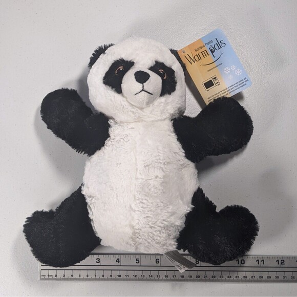 Warm Pals Panda Microwavable Plush Comfort Stuffed Animal Weighted Toy Coolable - Picture 3 of 11